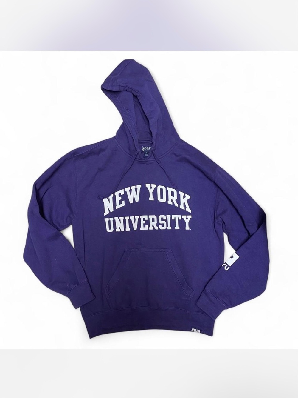 New York University NYU Purple Hooded Sweatshirt